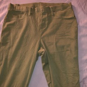 Wal-Mart green pants.